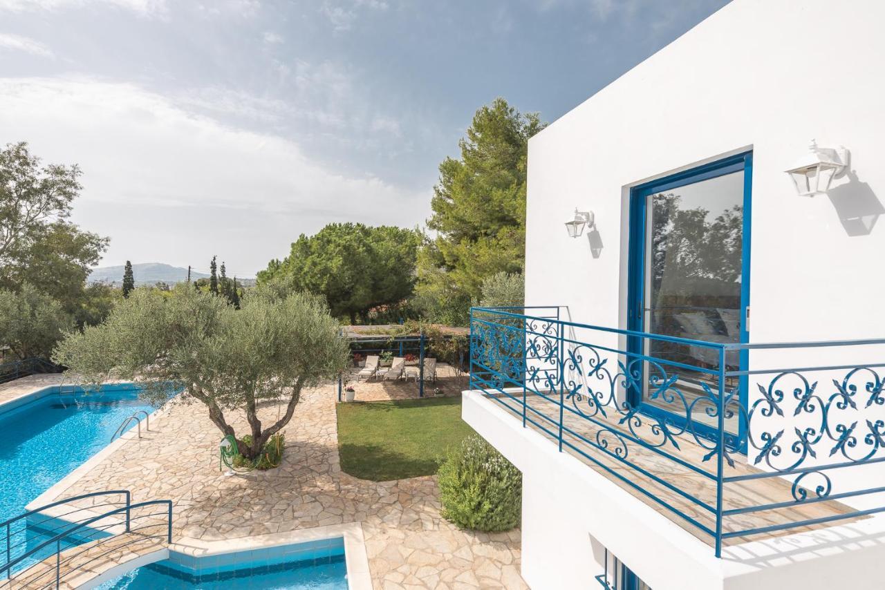 Summer Villa Pasiphae Private Pool - Bbq -Beach 2Min Sounion Eksteriør billede