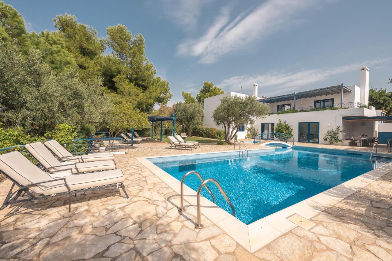 Summer Villa Pasiphae Private Pool - Bbq -Beach 2Min Sounion Eksteriør billede